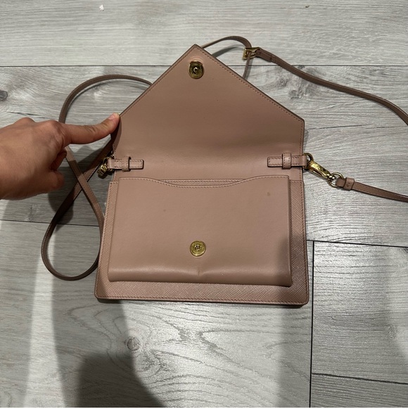Prada Cosette Crossbody in Matte Nude Saffiano Leather - Picture 3 of 14